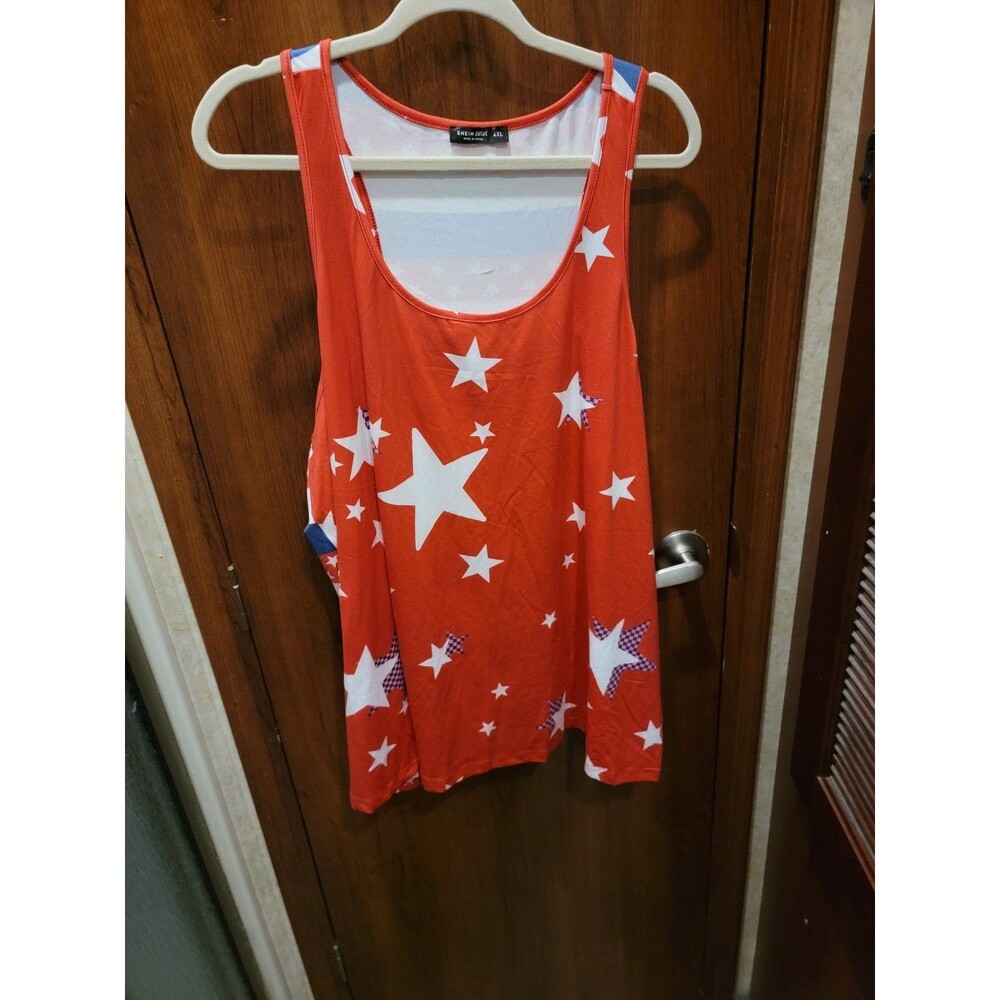 SHEIN Patriotic Tank Top Sz 4XL